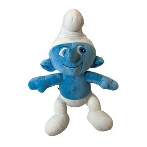 Build A Bear Workshop Smurfs Plush Doll Smurf Clumsy Toy 2011 Movie